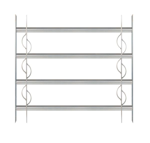 Alberts® Fenstergitter Secorino Style,ausziehbar,galv.blau verzinkt,HxB-B 600x700-1050mm 