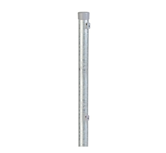 Alberts® Zaunpfosten,feuerverzinkt,Pfostenst. ⌀42mm,Länge 1150mm,Geflechthöhe 800mm 614966