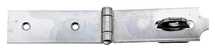 Alberts® Überfalle mit Öse Edelstahl LxB Überfalle: 99x35 L Anschraubplatte: 99 mm 