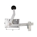 Vorschaubild Alberts® Gartentorfalle feuerverzinkt Platten Breite 80 mm Höhe 55 mm 