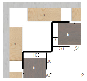 OSMO Fassade Inneneckprofil 2 300cm RAL 9006 pulverlackbeschichtet VE 1 Stk.