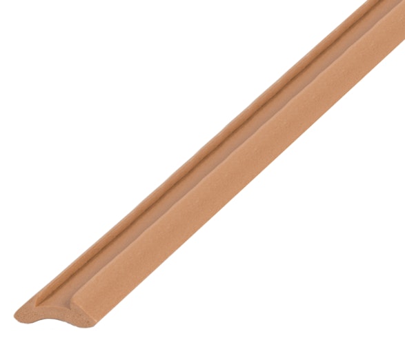 Alberts® Hohlkehlleiste, PVC, geschäumt, Farbe :Buche, L: 2,6 m, HxT: 22 x 22 mm 433987