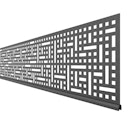 Vorschaubild Traumgarten System Dekorprofil QUATTRO Anthrazit