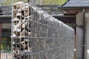 Vorschaubild dz Gabionen-Korb JUMBO 1000 inklusive Pfosten zum Einbetonieren