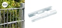 Vorschaubild Alberts® Mattenverbinder Doppelstab-Gittermatten,fvz.,m.Schrauben aus Edelstahl M10x30mm 672874