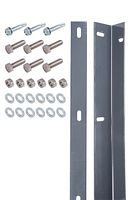 Alberts® Befestigungsleiste f.Doppelstab-Gittermatten,anthrazit,Länge:1000 mm,m.Schrauben 623227