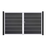 GroJa BasicLine Premium Doppeltor Rahmen Aluminium EV1 3000 x 1800 mm GroJa BasicLine Premium Doppeltor Rahmen Aluminium EV1 3000 x 1800 mmZubehörbild