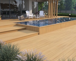NewTechWood Deluxe WPC-Terrassendiele Hohlkammer Red Cedar  23 x 138 mm