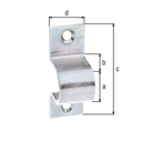 Vorschaubild Alberts® Schlaufe Licht 18 x 23 mm Ges. 58 x 20 mm 2St