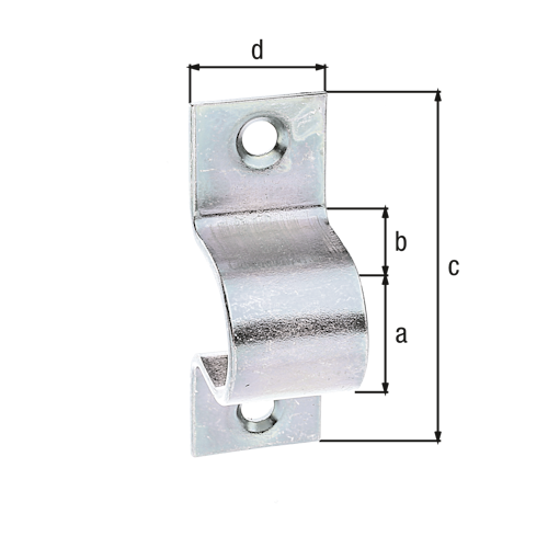 Alberts® Schlaufe Licht 18 x 23 mm Ges. 58 x 20 mm 2St