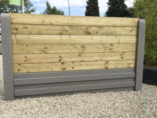 ORIGI WALLS™ Holz Sichtschutz Blockhausprofil Zungennut - ZwischenpLANK - 34*145*2000 mm