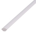 Vorschaubild Alberts® Viertelkreisprofil, PVC geschäumt, weiß, LxBxH 2600x15x15 mm 433949