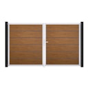Vorschaubild GroJa BasicLine Premium Doppeltor Rahmen Aluminium EV1 3000 x 1800 mm