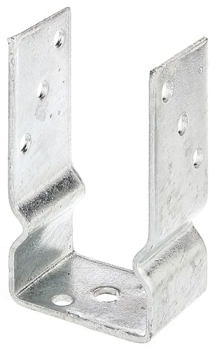 Alberts® U-Pfostenträger Holzschutz 150x60x4mm zum Aufschrauben für verschiedene Pfostenstärken