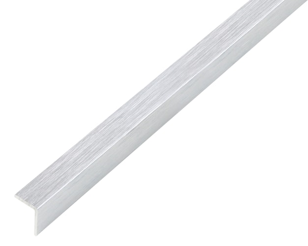Alberts® Winkelprofil selbstklebend, Alu, edelstahldesign hell, versch. Größen