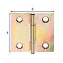Vorschaubild Alberts® Scharnier  31x31 mm