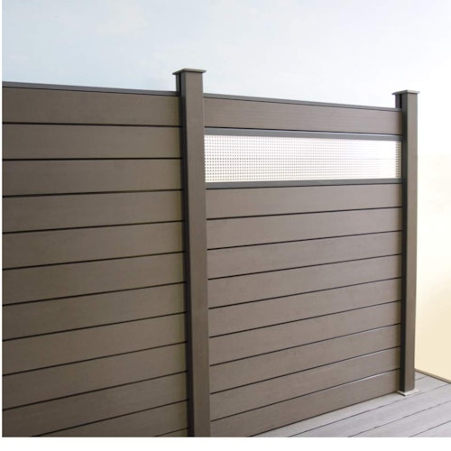 GroJa Solid Stecksystem Pfostenabdeckleiste 100 cm