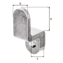 Vorschaubild Alberts® Anschlag/Fensterladen-Feststeller, galvanisch verzinkt dickschichtpassiviert, HxBxT 29x20x29 mm 317508