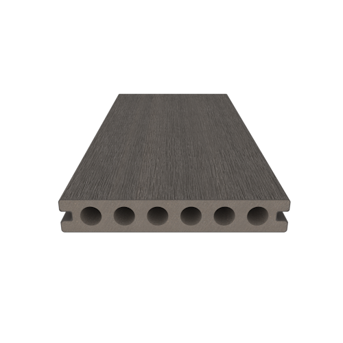 NewTechWood Deluxe WPC-Terrassendiele Hohlkammer Silver Gray  23 x 138 mm