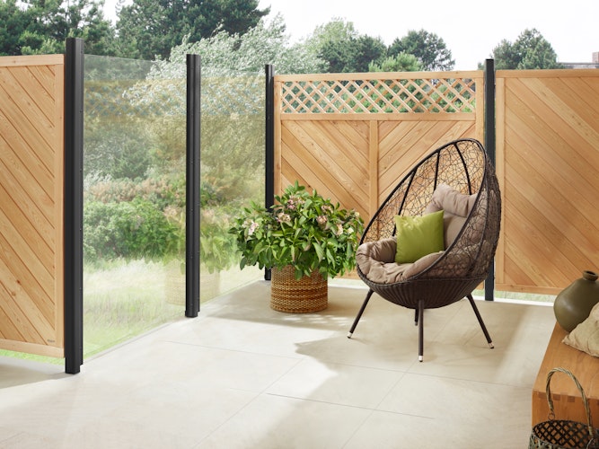 TraumGarten System Glas KLAR 1200 x 1800 mm