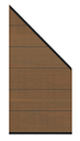 Vorschaubild TraumGarten System WPC Platinum XL Zaun-Anschluss-Set 91 x 184 auf 94 cm