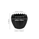 Vorschaubild Wikholm form Design Pflanzgefäß / Blumentopf Keramik schwarz ⌀ 15 x H 18 cm