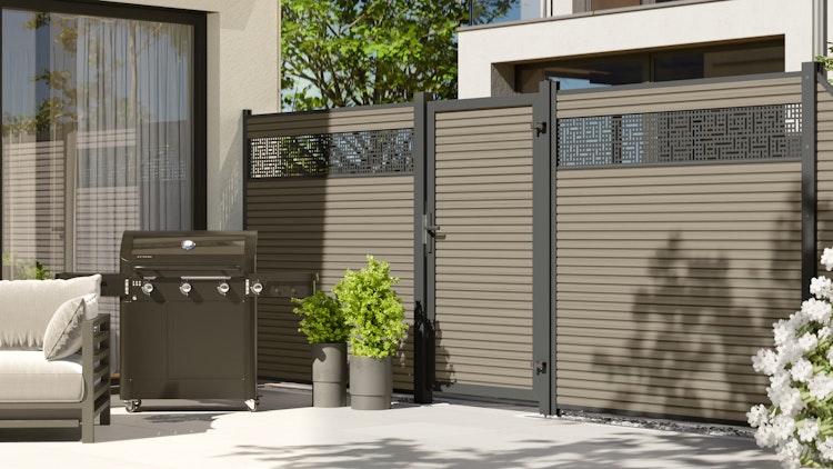 TraumGarten SYSTEM NEO PLATINUM Zaun-Set 1840 x 1780 mm