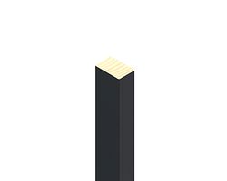OSMO Fassade Latte Fichte schwarz 40x60, 500cm NSI, C24 Schnittklasse S10, HF ca. 15% VE 4 Stk.