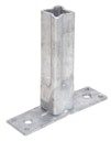 Vorschaubild Alberts® Handlaufstütze für Universalpfosten feuerverzinkt Breite 104 mm Tiefe 30 mm 