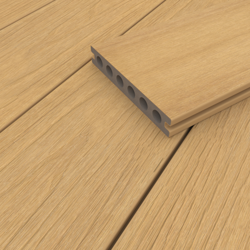 NewTechWood Deluxe WPC-Terrassendiele Hohlkammer Red Cedar  23 x 138 mm