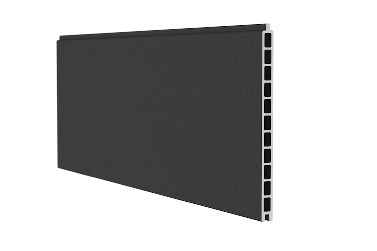 dz Alu Steckzaunelement VIDUAL Comp-Co WPC 280 für Pfosten 72/72 mm