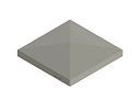 Vorschaubild OSMO Pfostenkappe Typ D für Aluminium-Pfosten 7x7