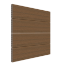 Vorschaubild NewTechWood Deluxe WPC-Terrassendiele Hohlkammer Teak  23 x 138 mm