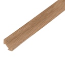 Vorschaubild Alberts® Hohlkehlleiste, PVC, geschäumt, Farbe :Eiche, dunkel, L:2,6m,HxT:22x22 mm 433970