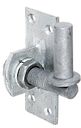 Vorschaubild Alberts® Kloben z.Anschrauben verstellbar 45x105mm ⌀16mm feuervz.