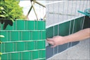 Vorschaubild T&J BLICKDICHT Farbstreifen 35m Rolle inkl. Klemmschienen