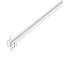 Vorschaubild Alberts® Abschlussprofil, PVC, Farbe: weiß, LxB unten/obenxH1000x15/10x6 mm 470548