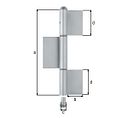 Vorschaubild Alberts® Konstruktionsband Typ KO8,dreit.,z.Anschweißen,Höhe 220mm