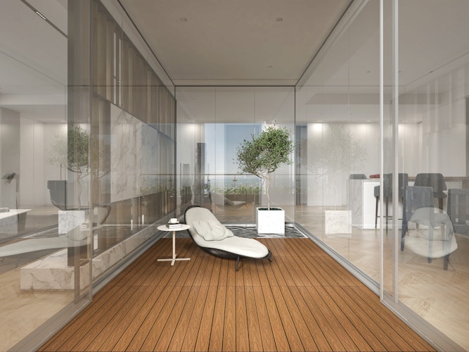 NewTechWood Terrassenfliese Premium 23 x 300 x 900 mm