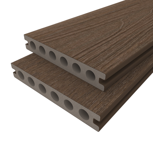 NewTechWood Deluxe WPC-Terrassendiele Hohlkammer Ipé  23 x 138 mm