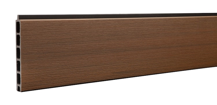 dz Alu Steckzaunelement VIDUAL Comp-Co WPC 140 für Pfosten 72/72 mm