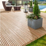 mocoPinus Terrassensystem PINUTEX sib. Lärche- vorgefertigte Terrassen mocoPinus Terrassensystem PINUTEX sib. Lärche- vorgefertigte TerrassenZubehörbild