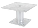 Vorschaubild Alberts® Pfostenträger zum Aufschrauben Ø42/150x100