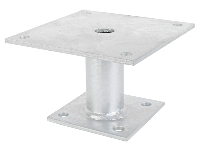 Alberts® Pfostenträger zum Aufschrauben Ø42/150x100