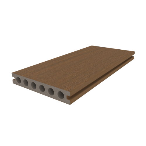 NewTechWood Deluxe WPC-Terrassendiele Hohlkammer Teak  23 x 138 mm