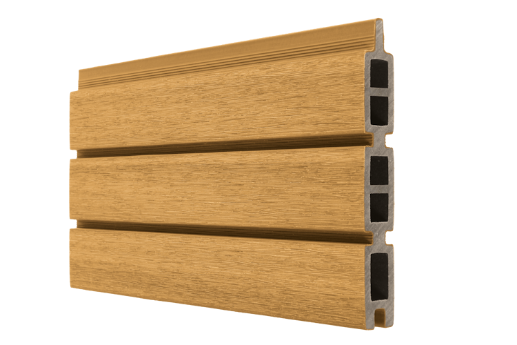 HANDMUSTER Fiberdeck Boston WPC Sichtschutz Modern