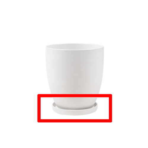 Wikholm form Design Untersetzer Creme weiß ⌀ 19/23/28,5 cm