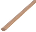 Vorschaubild Alberts® Viertelkreisprofil, PVC geschäumt, Eiche, dunkel, LxBxH 2600x15x15 mm 433932