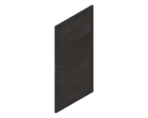 OSMO Multi-Fence Co-Extrusion Tor Anthrazit 89x178 cm
