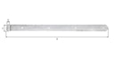 Vorschaubild Alberts® Ladenband 600x40 mm ⌀13 mm feuervz.